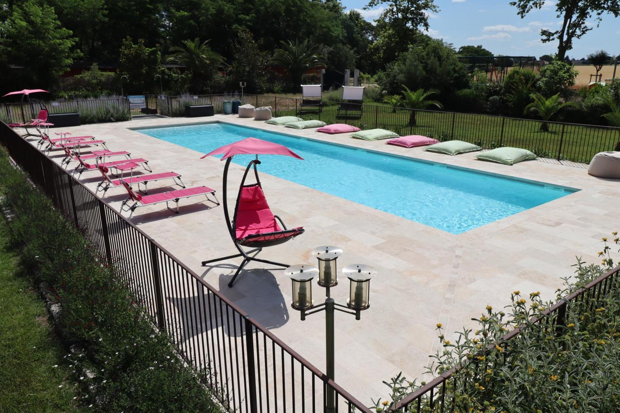 Chambres D'Hotes Avec Jacuzzi Et Piscine Au Mas De Cadoule Saint-Just  外观 照片